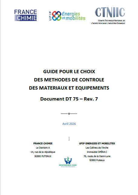 Guide pour le choix des méthodes de contrôle des matériaux et équipements