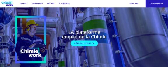 « LE » site de l’emploi dans la Chimie, Chimie.work, boosté par une nouvelle version