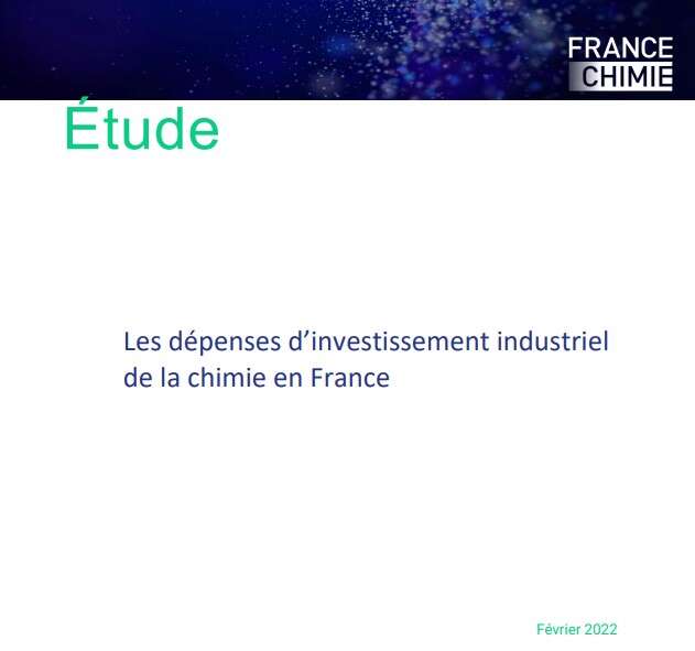 Etude des dépenses d'investissement industriel de la Chimie en France